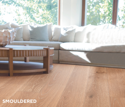 Hurford Genuine Oak Prime Grade Engineered Timber 15/4mm – Smouldered Setting