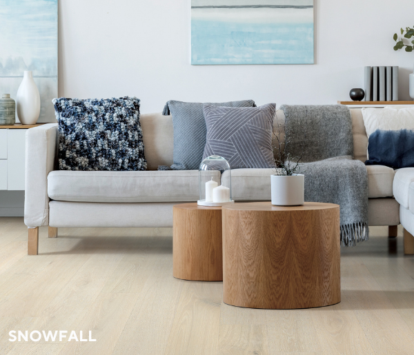 Hurford Genuine Oak Prime Grade Engineered Timber 15/4mm – Snowfall Setting