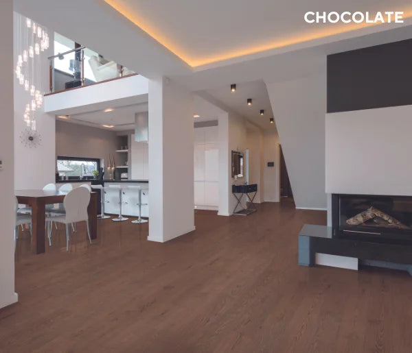 Hurford Genuine Oak Prime Grade Engineered Timber Flooring 15/4mm Chocolate Setting