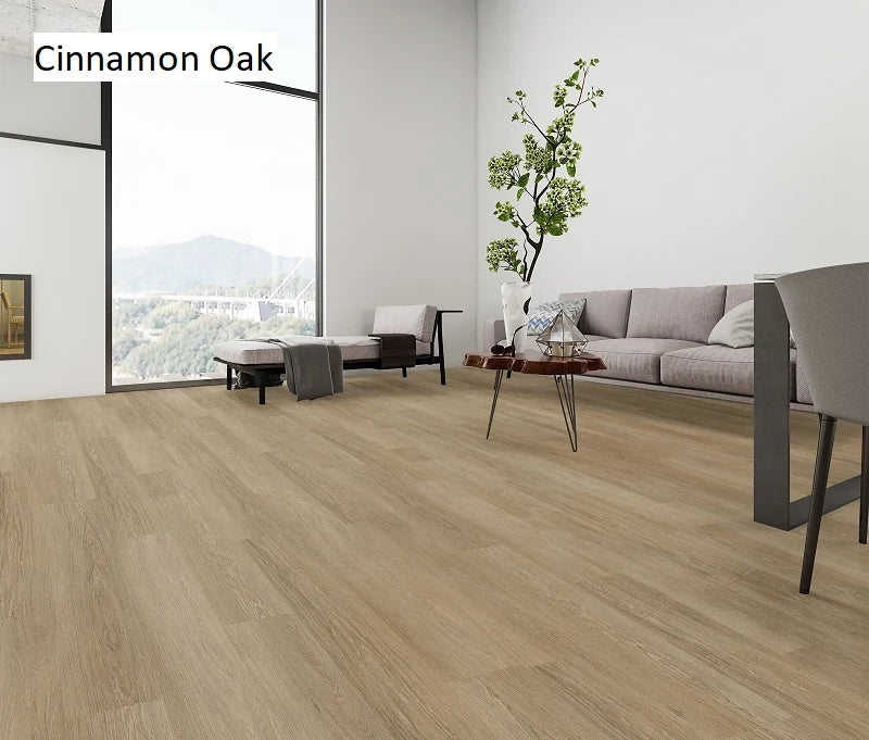 NFD Illusions Luxury Vinyl Plank Flooring 5mm Cinnamon Oak Setting