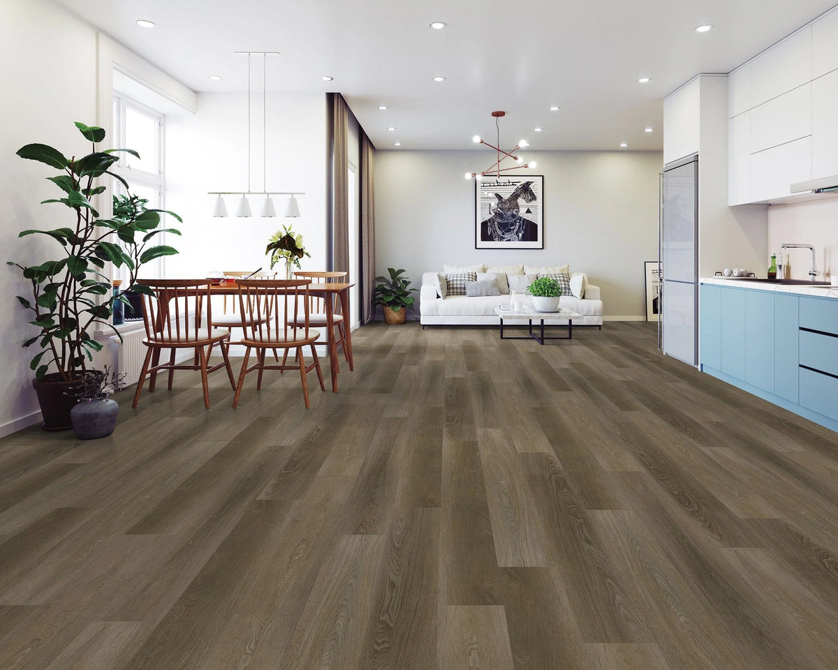 NFD Tempess Luxury Vinyl Plank Flooring 4.5mm Mature Oak Setting
