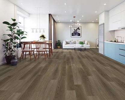 NFD Tempess Luxury Vinyl Plank Flooring 4.5mm Mature Oak Setting