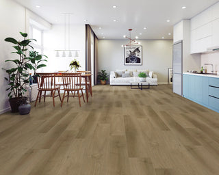NFD Tempess Luxury Vinyl Plank Flooring 4.5mm Merryland Oak Setting