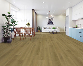 NFD Tempess Luxury Vinyl Plank Flooring 4.5mm Odyssey Tassie Oak Setting