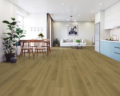 NFD Tempess Luxury Vinyl Plank Flooring 4.5mm Odyssey Tassie Oak Setting