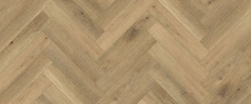 Pallas Deluxe Herringbone Hybrid Flooring 7.5mm – Natural Oak