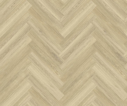 Pallas Deluxe Herringbone Hybrid Flooring 7.5mm – Savannah Oak