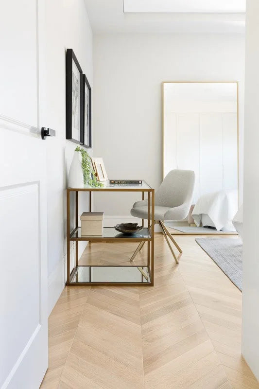 Preference De Marque Oak Chevron Engineered Timber Flooring 15/4mm 120mm