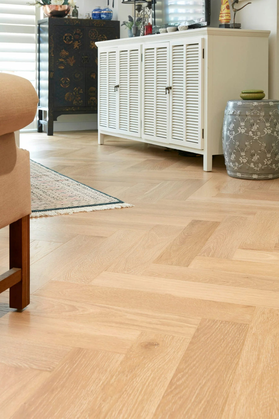 Preference De Marque Oak Chevron Engineered Timber Flooring 15/4mm 120mm