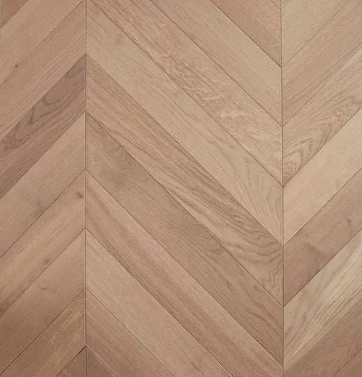 Preference De Marque Oak Chevron Engineered Timber Flooring 15/4mm 120mm Riesling Swatch