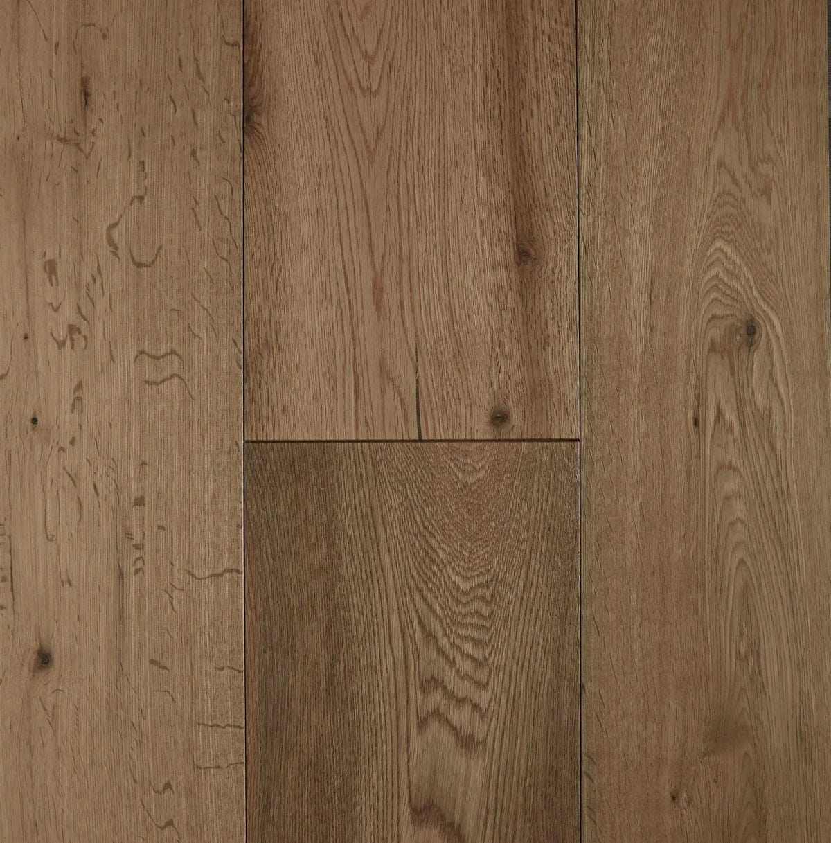 Preference De Marque Oak Chevron Engineered Timber Flooring 15/4mm 120mm Wide Plank Latte Swatch