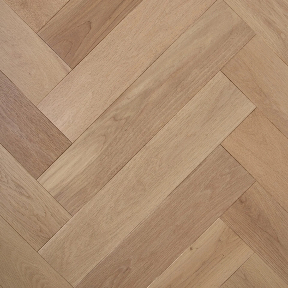 Preference De Marque Oak Herringbone Engineered Timber Flooring 15/4mm 120mm Pure Natural Swatch