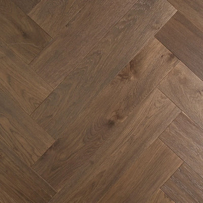 Preference De Marque Oak Herringbone Engineered Timber Flooring 15/4mm 120mm Vintage Swatch