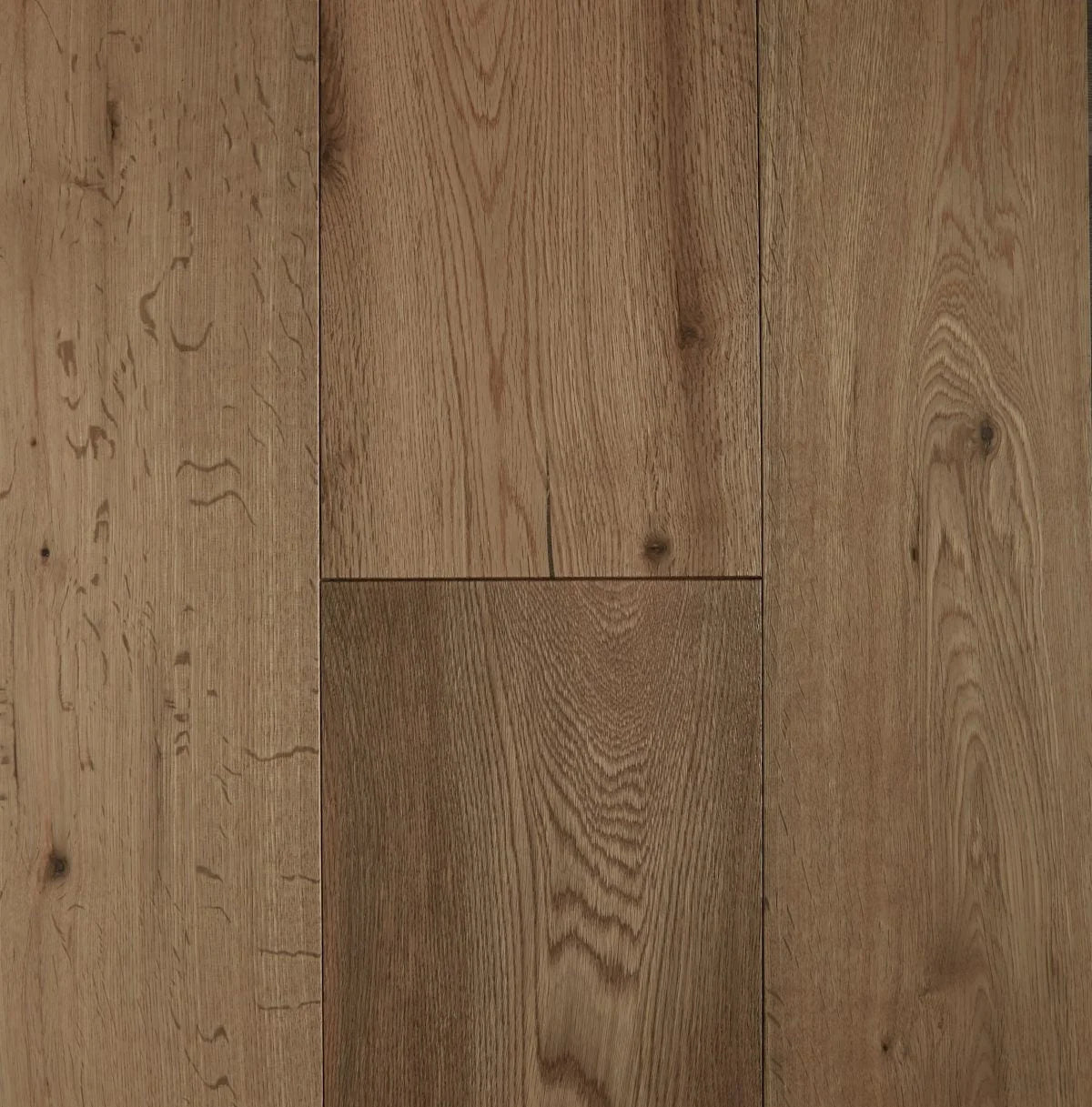 Preference De Marque Oak Herringbone Engineered Timber Flooring 15/4mm 120mm Wide Plank Latte Swatch
