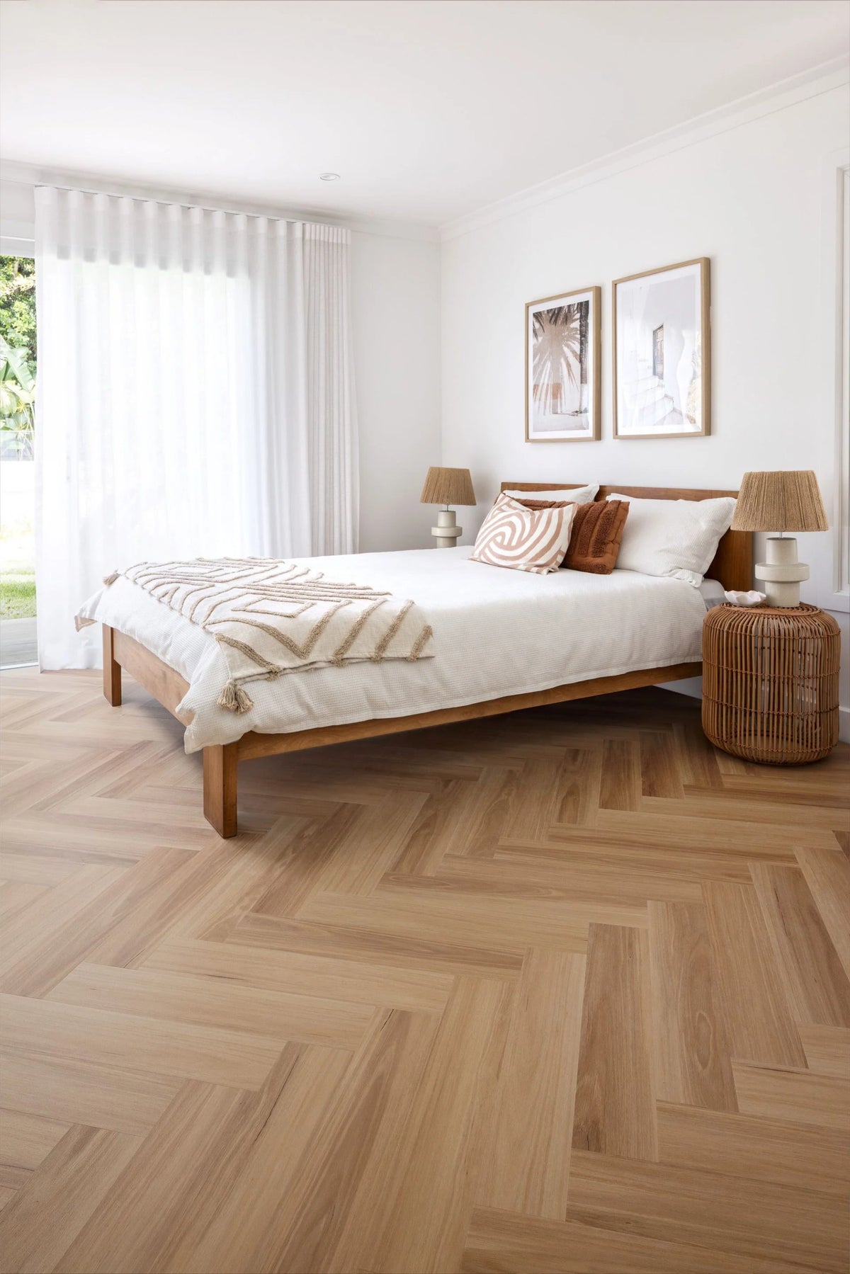 Preference Easi-Plank SPC Herringbone Hybrid Flooring 8mm Natural Blackbutt Setting
