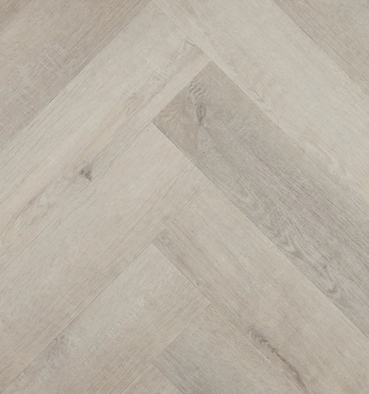 Preference Easi-Plank SPC Herringbone Hybrid Flooring 8mm Pewter Swatch