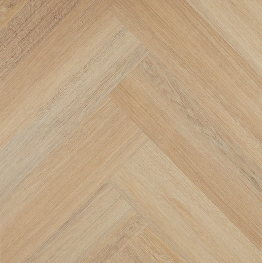 Preference Easi-Plank SPC Herringbone Hybrid Flooring 8mm Wheat Swatch