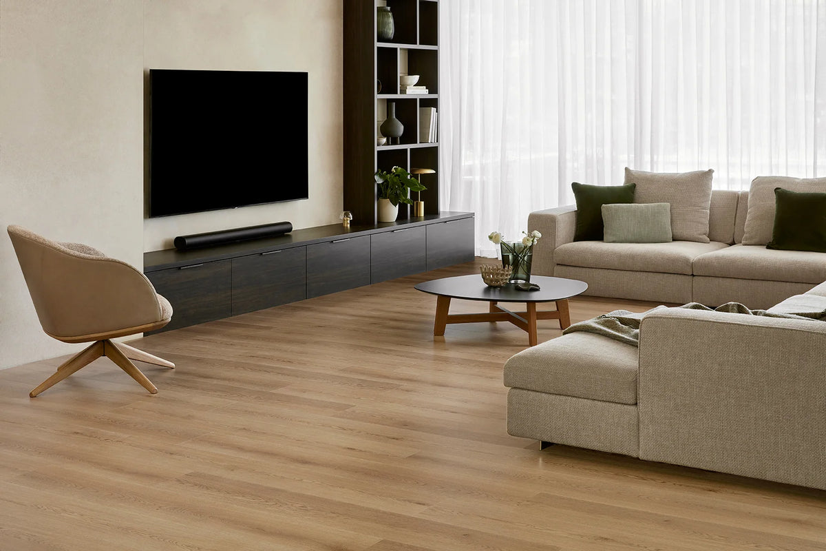 Preference Easi-plank SPC Hybrid Flooring 7.5mm Oak Natural Setting