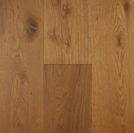 Preference Village Oak Engineered Timber Flooring 14/3mm 190mm Burnt Ash Swatch