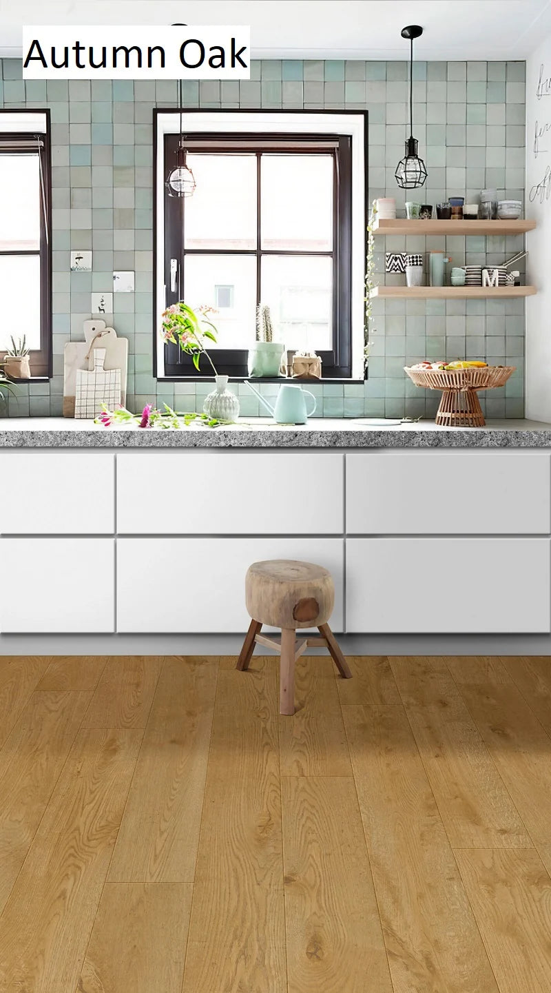 Premium Floors Clix Plus Laminate Flooring 8mm - Autumn Oak room setting