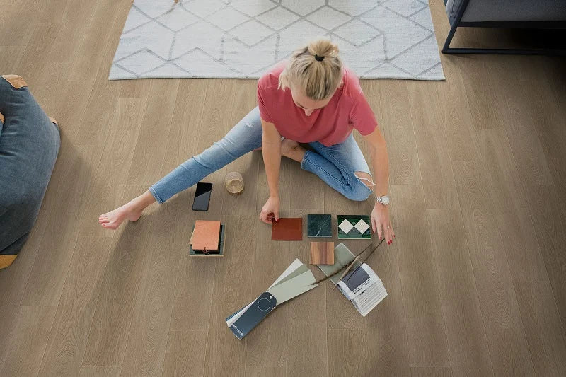 Premium Floors Clix Plus Laminate Flooring 8mm - Camellia Oak room setting