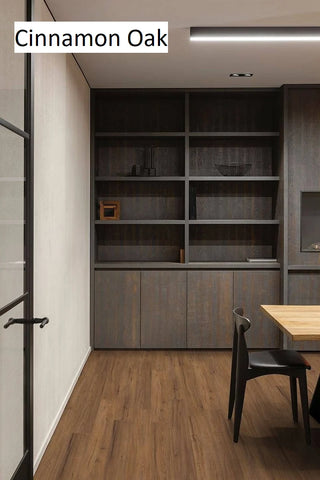 Premium Floors Clix Plus Laminate Flooring 8mm - Cinnamon Oak room setting
