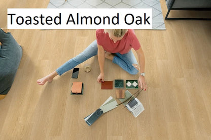 Premium Floors Clix Plus Laminate Flooring 8mm - Toasted Almond Oak room setting