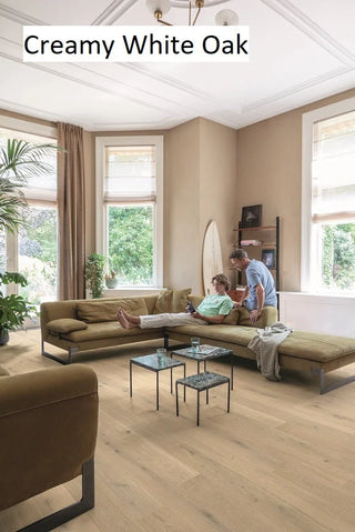 Quick-Step Amato Engineered Timber Flooring 13/2.5mm Creamy White Oak Setting