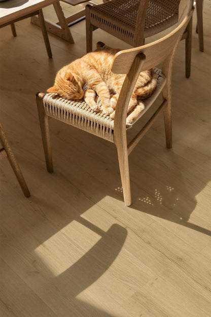 Quick-Step Bloom Hybrid Flooring 6mm Brushed Oak Beige Setting