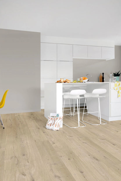 Quick-Step Bloom Hybrid Flooring 6mm Cotton Oak Beige Setting