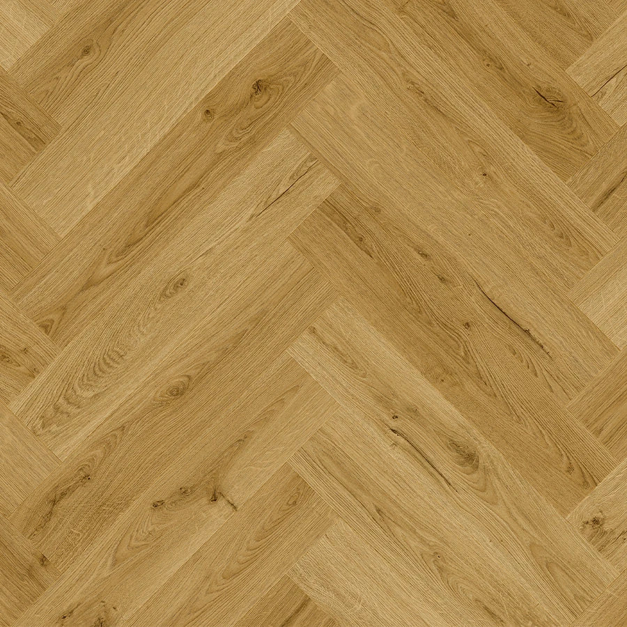 Quick-Step Ciro Herringbone Hybrid Flooring 6mm Botanic Smoked Oak Swatch