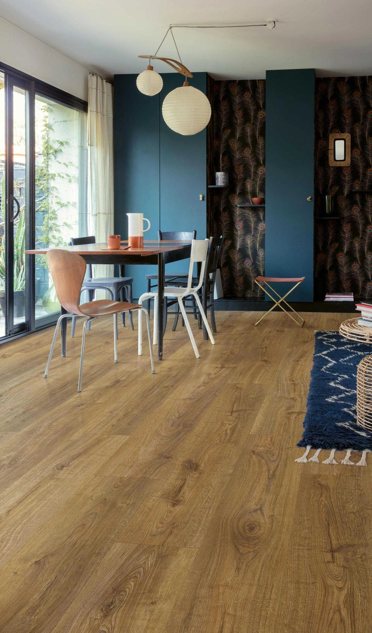 Quick-Step Fuse Luxury Vinyl Flooring 2.5mm Fall Oak Brown Setting