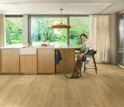 Quick-Step Impressive Laminate Flooring 8mm Almond Oak Setting