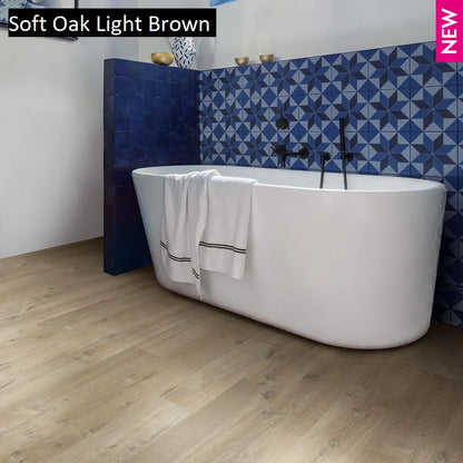 Quick-Step Impressive Laminate Flooring 8mm Soft Oak Light Brown Setting