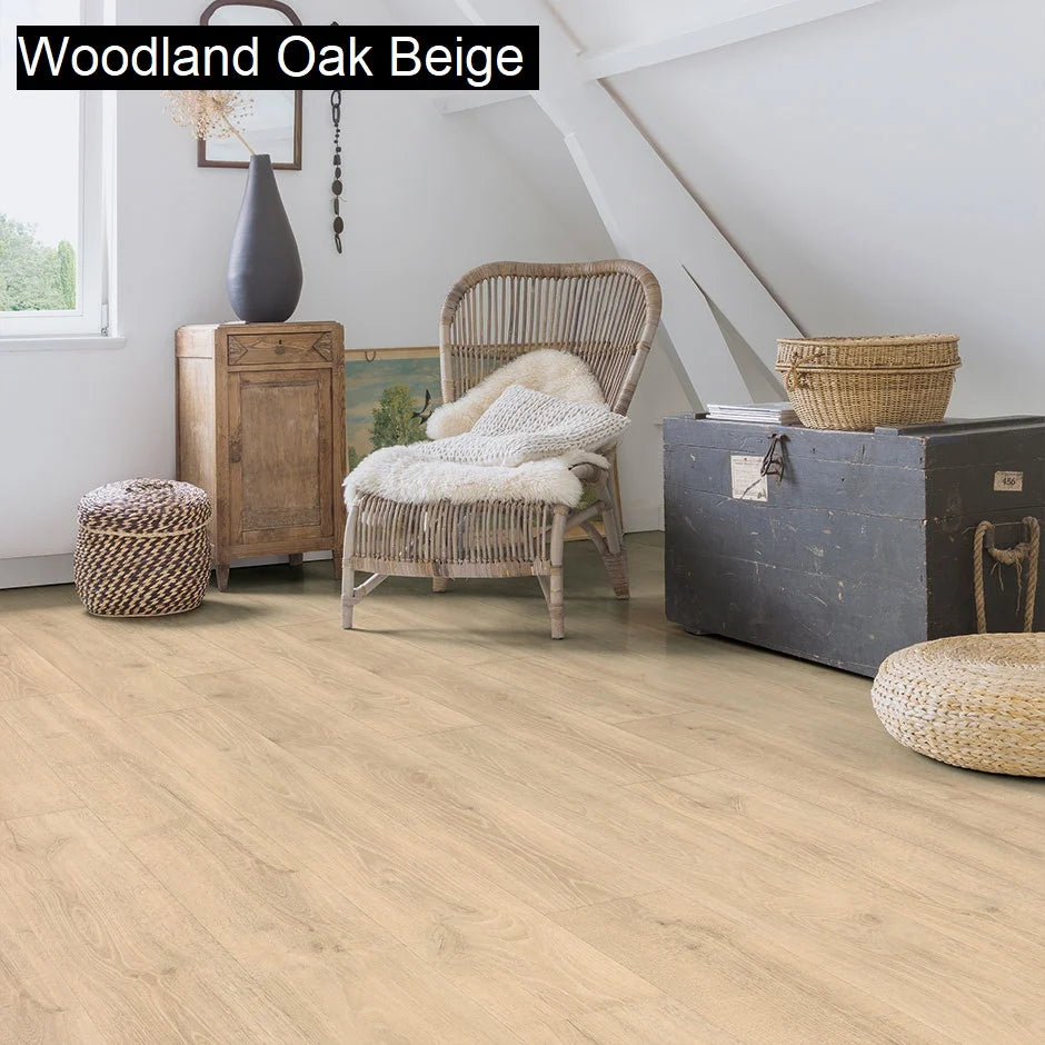 Quick-Step Majestic Laminate Flooring 9.5mm Woodland Oak Beige Setting