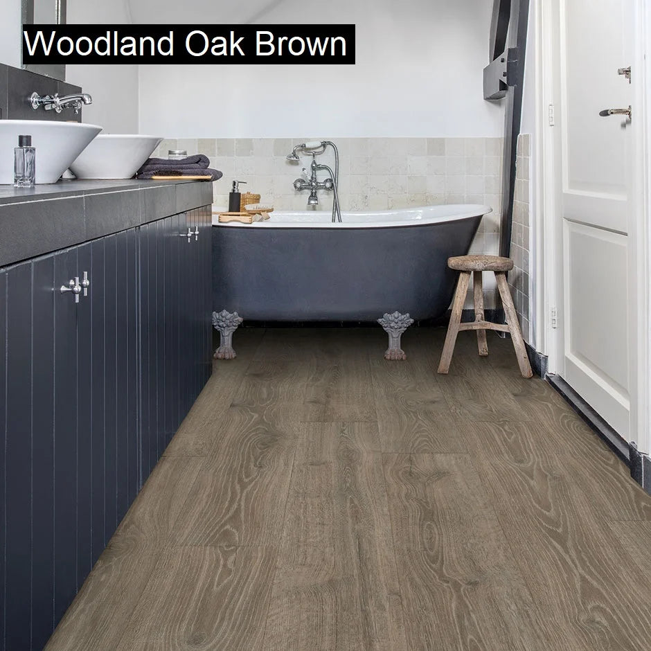 Quick-Step Majestic Laminate Flooring 9.5mm Woodland Oak Brown Setting