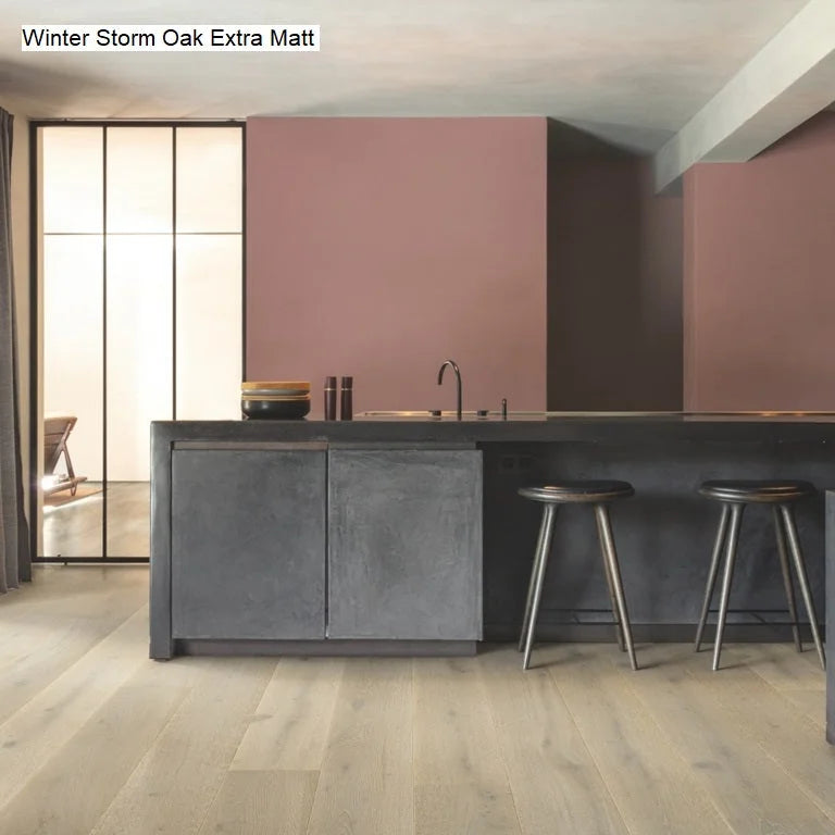 Quick-Step Massimo Engineered Timber Flooring 14/2.5mm 260mm Winter Storm Oak Extra Matt Setting