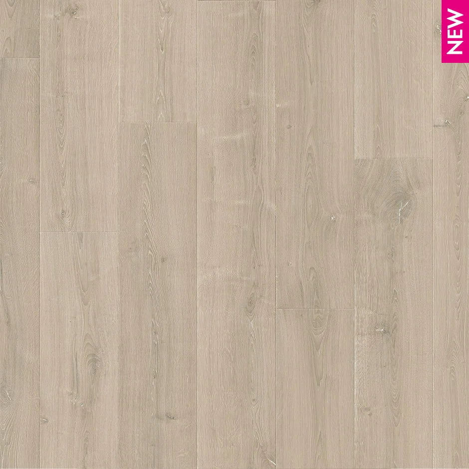 Quick-Step Perspective Nature Laminate Flooring 9mm Brushed Oak Beige Swatch