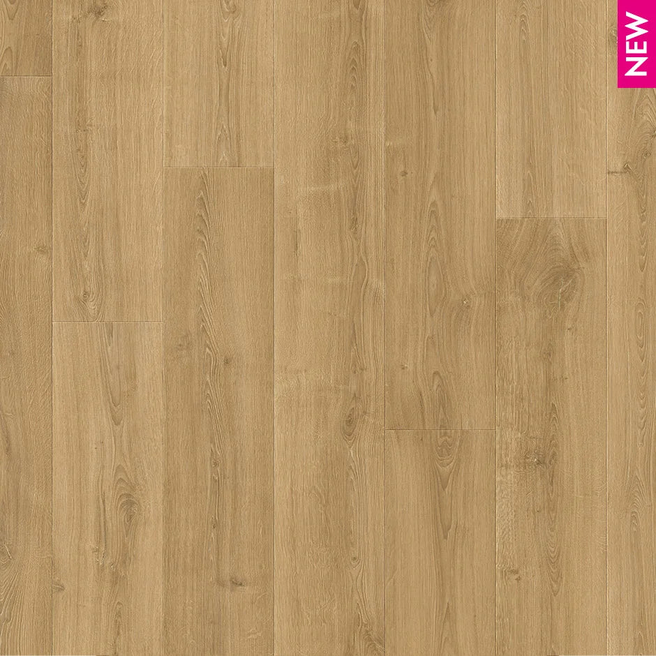Quick-Step Perspective Nature Laminate Flooring 9mm Brushed Oak Warm Natural Swatch