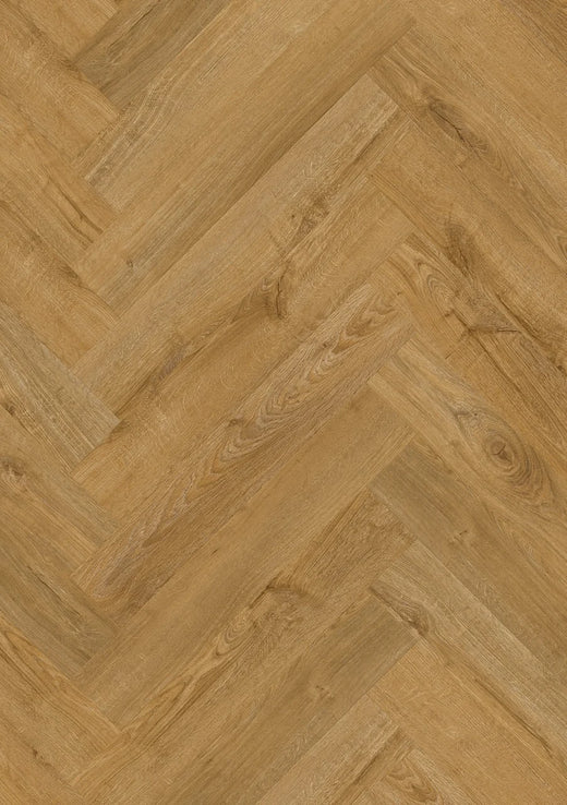 Quick-Step Pristine Herringbone Vinyl Flooring 2.5mm – Fall Oak Honey Swatch