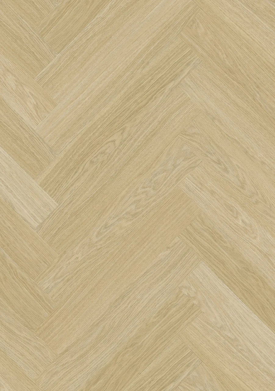 Quick-Step Pristine Herringbone Vinyl Flooring 2.5mm – Serene Oak Light Natural Swatch