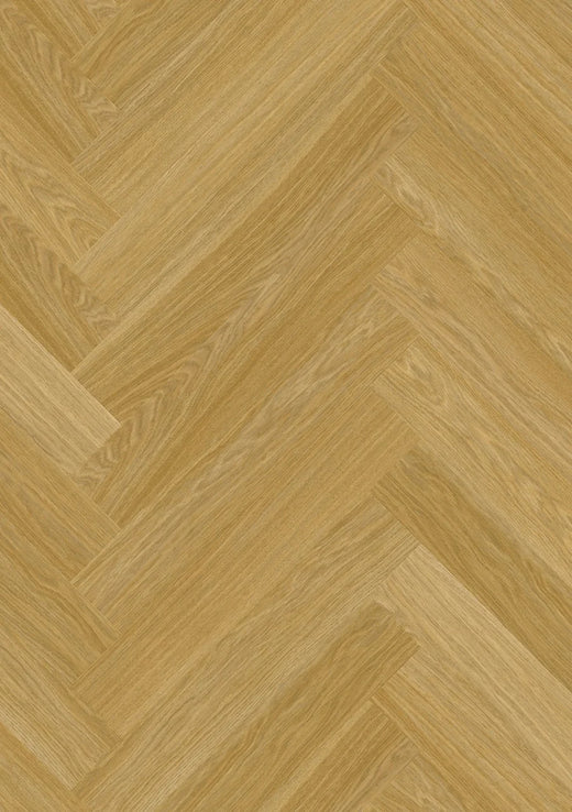 Quick-Step Pristine Herringbone Vinyl Flooring 2.5mm – Serene Oak Medium Natural Swatch