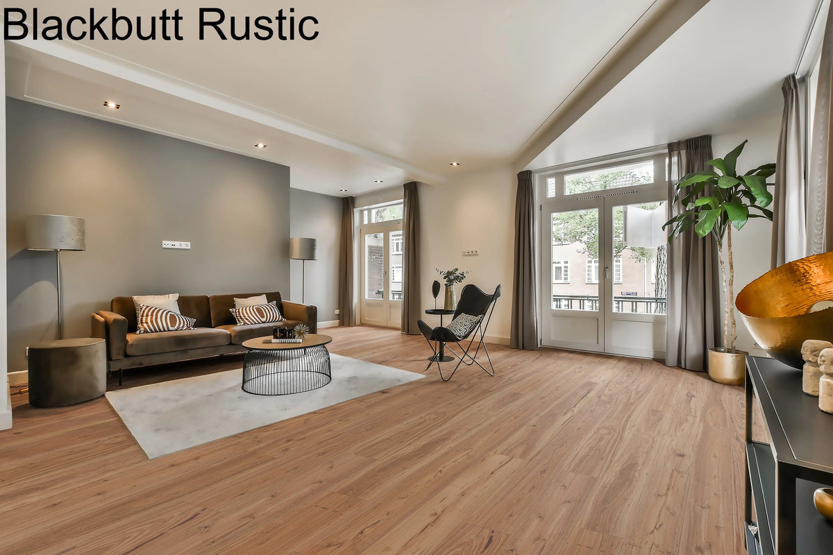 Riverhill Australian Classic Engineered Timber Flooring 14/3mm Blackbutt Rustic Setting