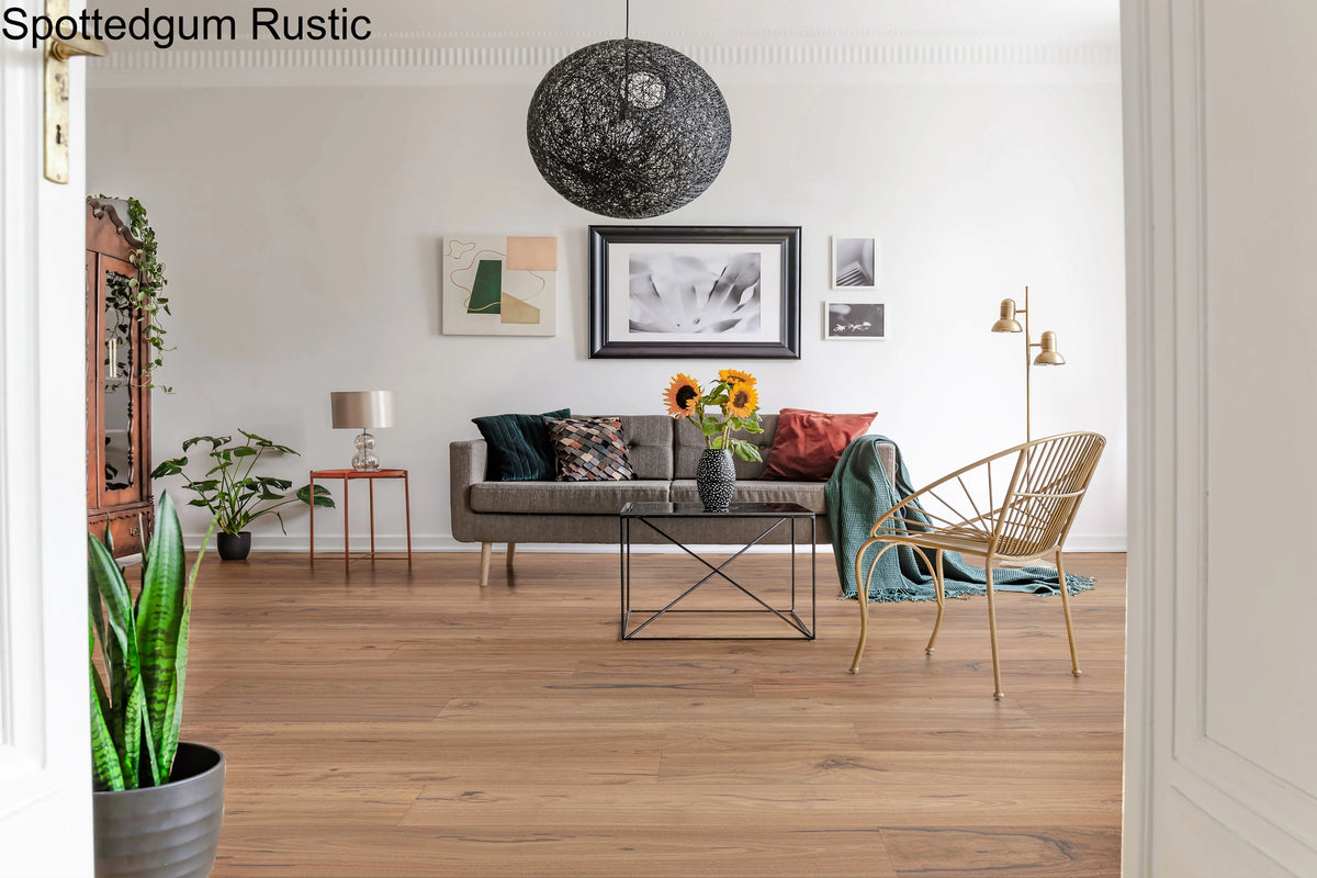 Riverhill Australian Classic Engineered Timber Flooring 14/3mm Spotted Gum Rustic Setting