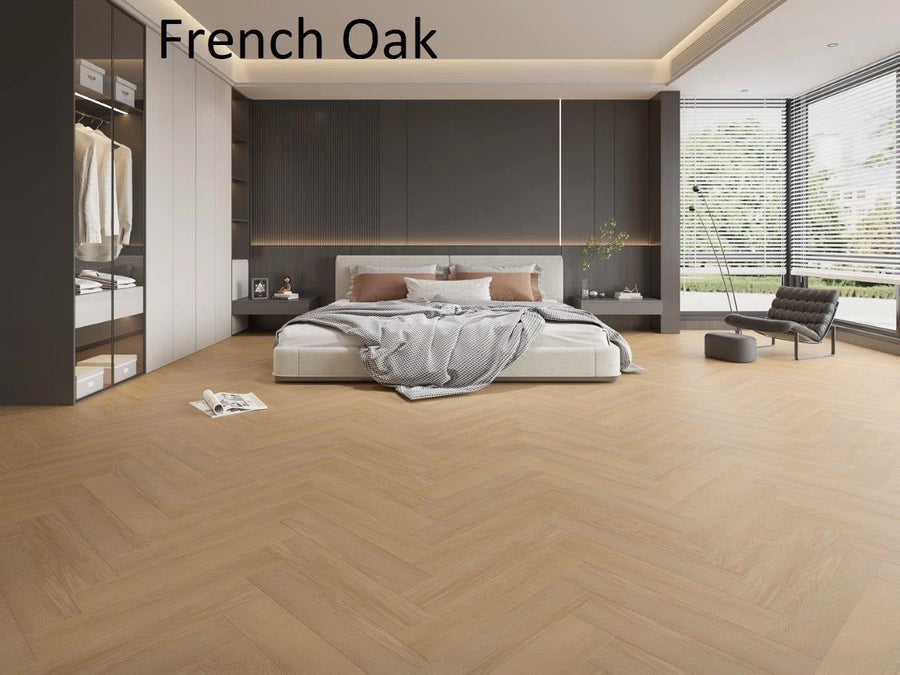 Riverhill Elegant Herringbone Hybrid Flooring 9.5mm