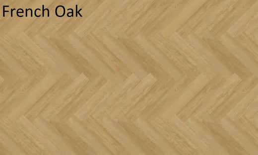 Riverhill Elegant Herringbone Hybrid Flooring 9.5mm French Oak Swatch