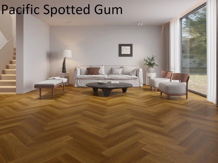 Riverhill Elegant Herringbone Hybrid Flooring 9.5mm