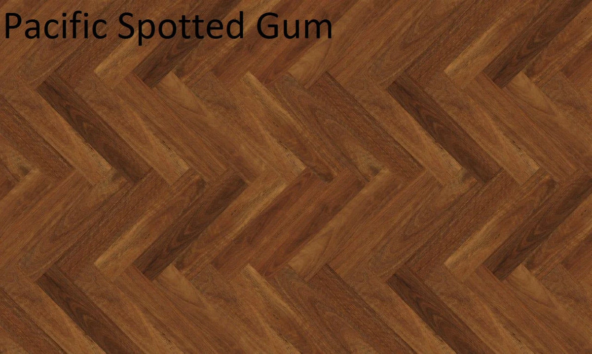 Riverhill Elegant Herringbone Hybrid Flooring 9.5mm Pacific Spotted Gum Swatch