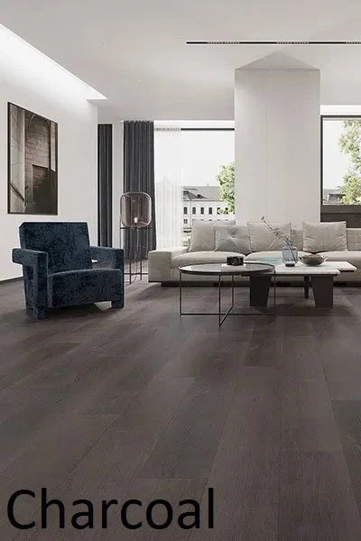 Riverhill Elegant Hybrid Flooring 6.5mm Charcoal Setting