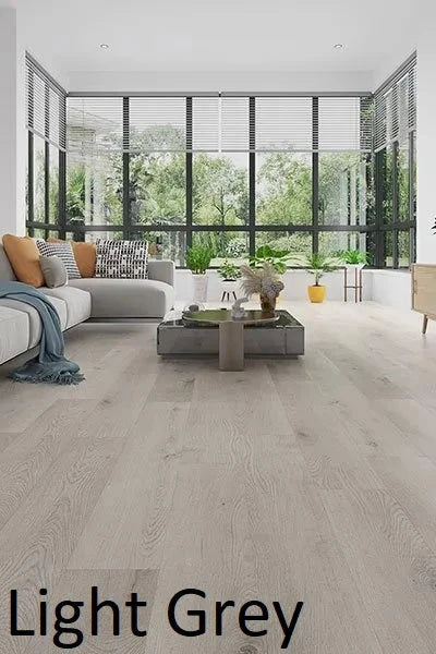 Riverhill Elegant Hybrid Flooring 6.5mm Light Grey Setting